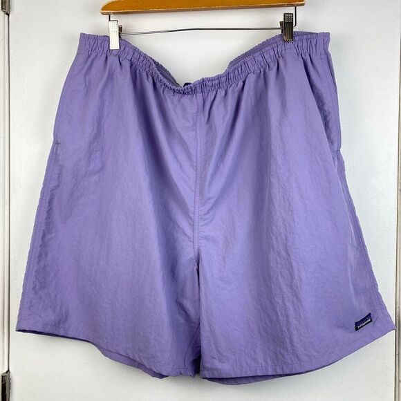 Patagonia Women’s Baggies Longs 7” Inseam Shorts Lavender Light Purple XXL 57035 - Picture 1 of 10